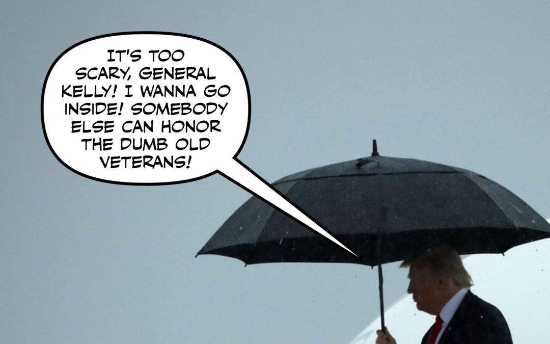 Cap’s Soapbox: I Like Presidents Who Aren’t Scared of Drizzle, Okay?