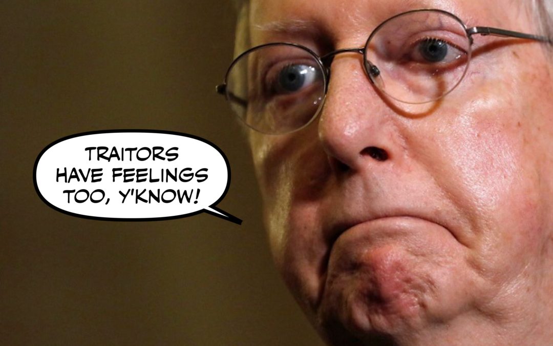 McConnell Mightily Miffed at “Moscow Mitch” Moniker, and Mother Mnews